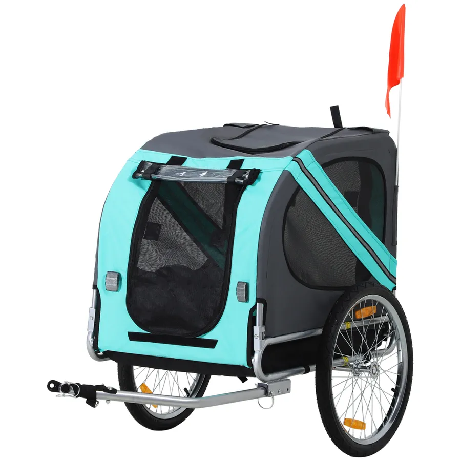 Pet Bicycle Trailer Dog Cat Bike Carrier Water Resistant with Hitch Coupler | Wag & Ride product image 1