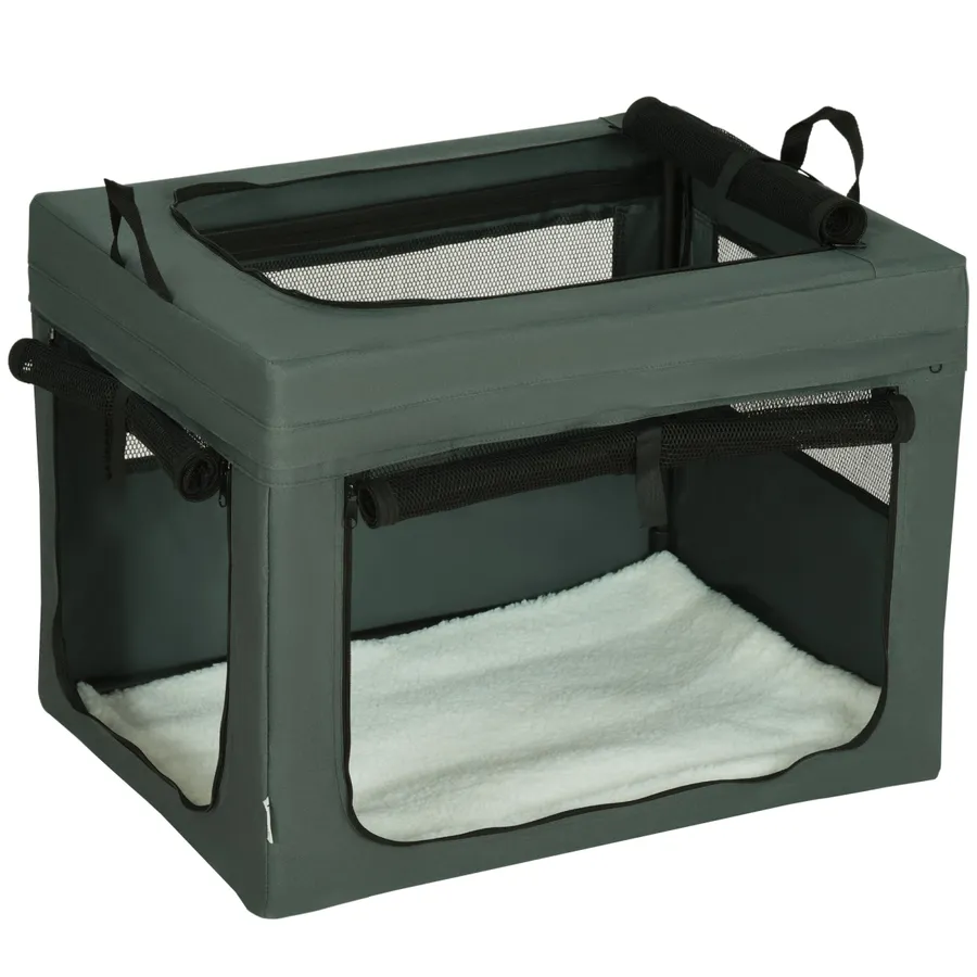 69cm Foldable Pet Carrier Cat Bag with Cushion, for Miniature, Small Dogs | Wag & Ride product image 1