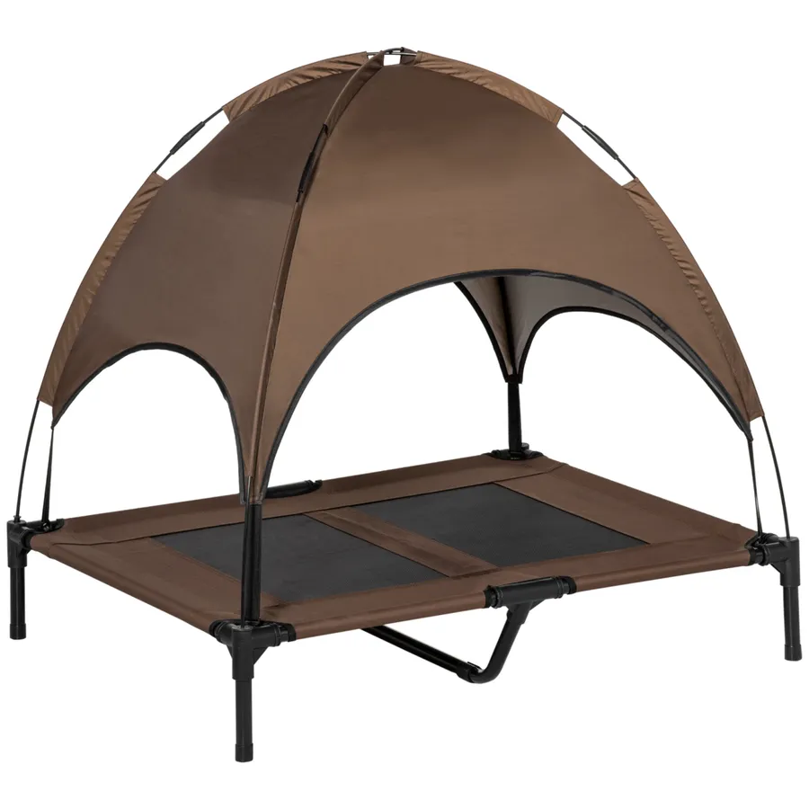 92 cm Elevated Pet Bed Dog Cot Tent with Canopy Instant Shelter Outdoor | Wag & Ride product image 1