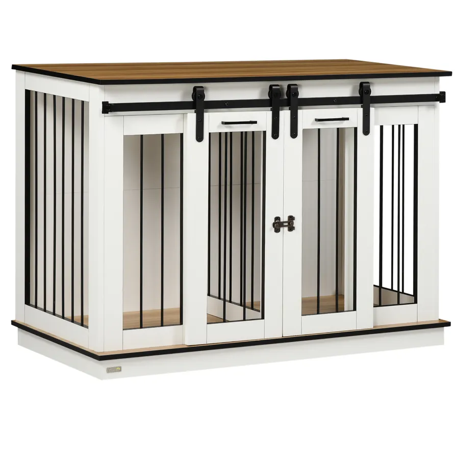 Dog Crate Furniture for Large Dogs, Double Dog Cage for Small Dogs, | Wag & Ride product image 1