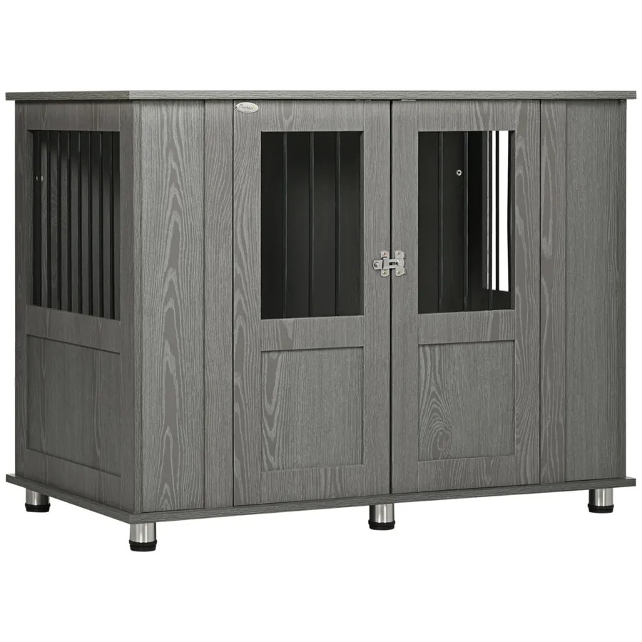 Dog Crate Kennel Cage for Extra Large Dog, Indoor End Table, | Wag & Ride product image 1