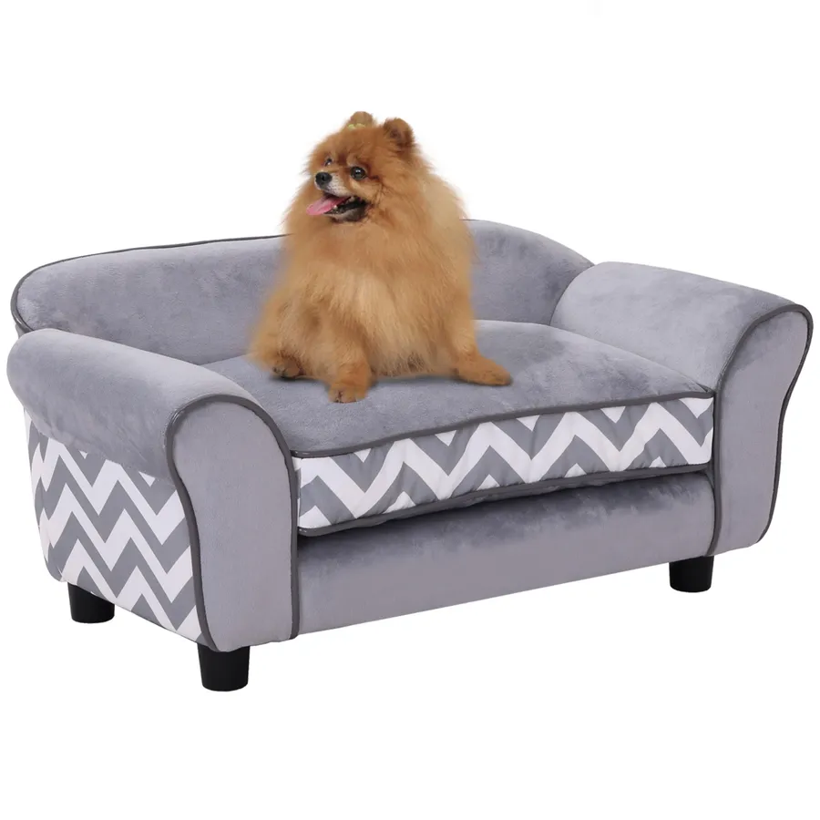 Dog Sofa Cat Couch Bed for XS Dogs with Removable Sponge Cushion | Wag & Ride product image 1