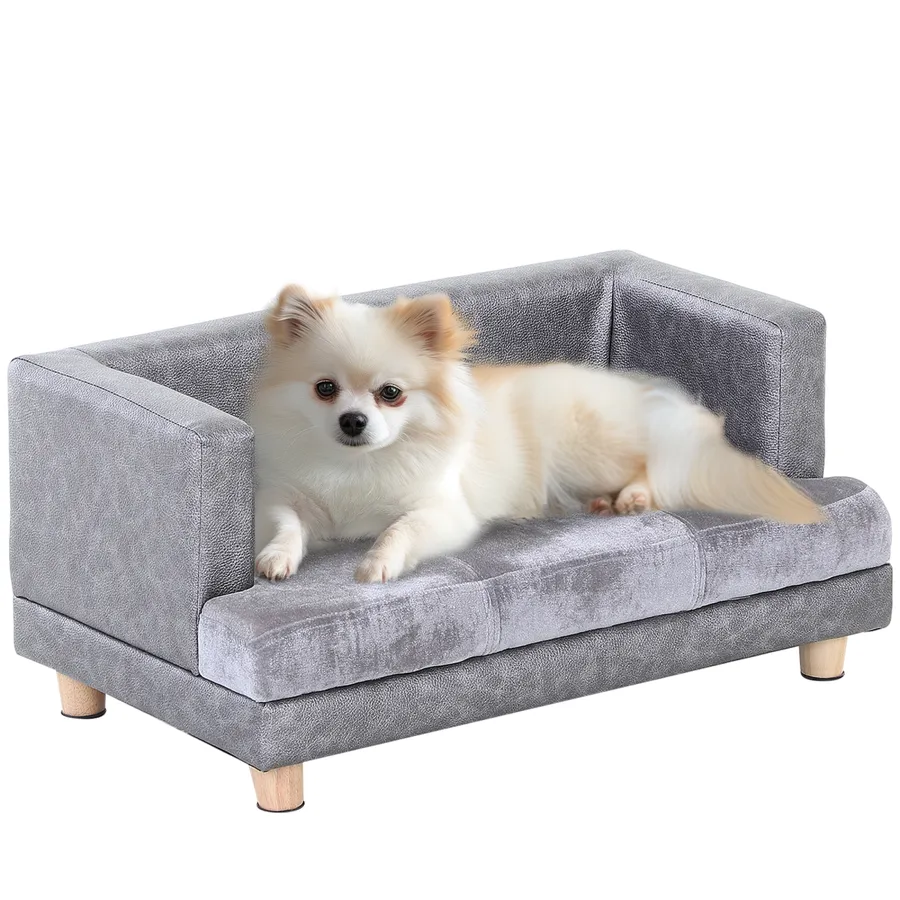 Dog Sofa Bed Kitten Couch Lounge for Small-Sized Dogs, Soft Padded | Wag & Ride product image 1