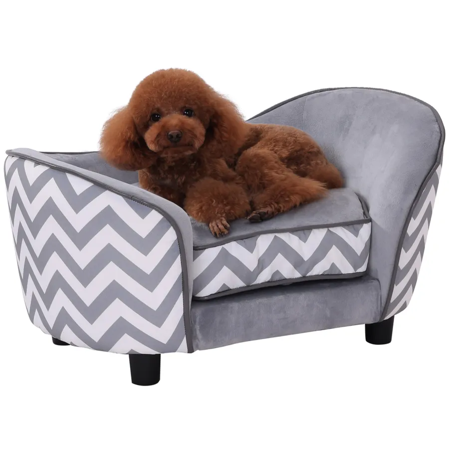 PawHut Dog Sofa Pet Couch for XS Dogs with Removable Sponge Padded Cushion | Wag & Ride product image 1