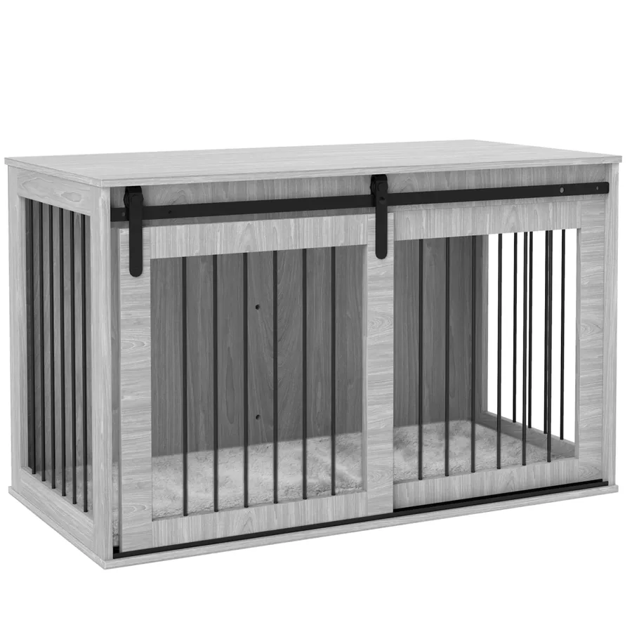 PawHut Dog Crate Furniture with Removable Cushion for XL-sized Dogs | Wag & Ride product image 1