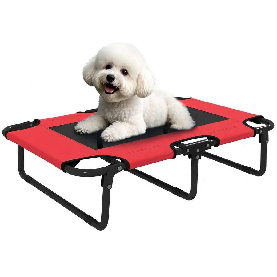 PawHut Raised Dog Bed with Breathable Mesh for S & M Dogs | Wag & Ride product image 1