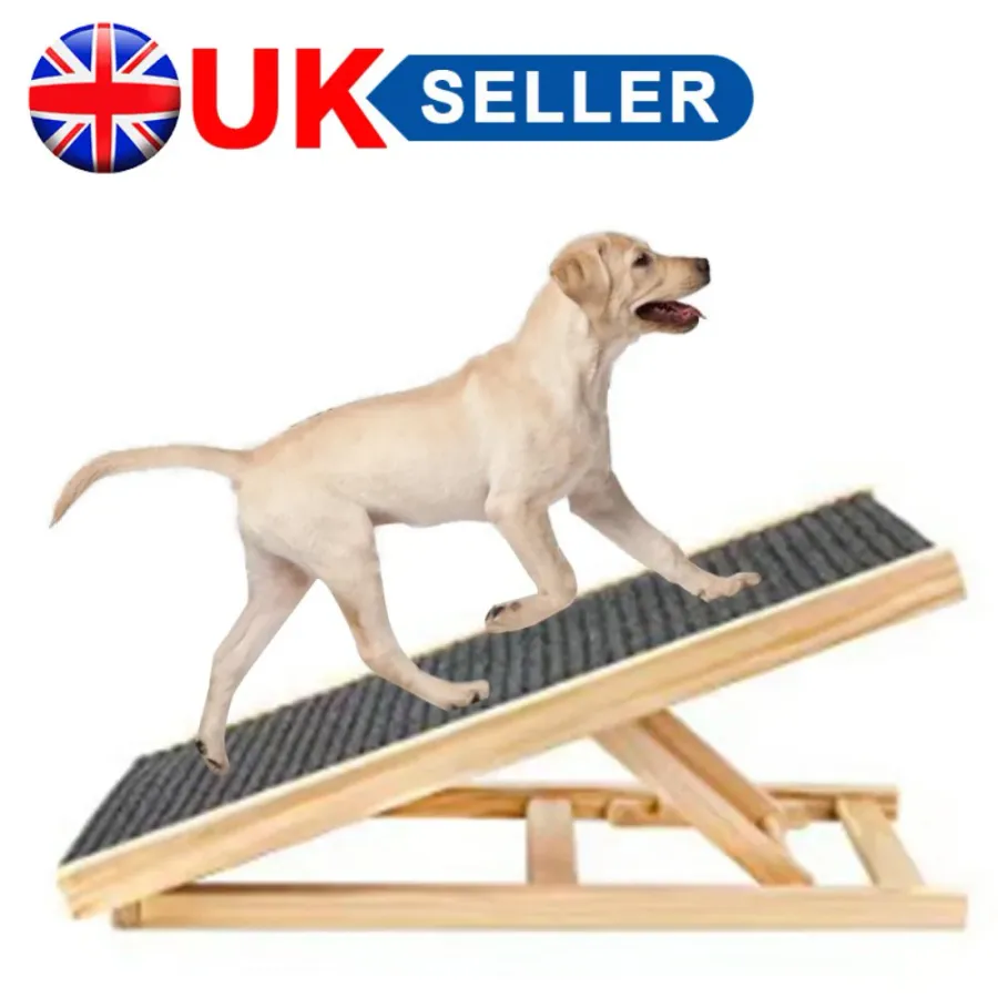 Foldable Dog Stairs Non-Slip Pet Ramp Adjustable Heights Ladder for Car Sofa Bed | Wag & Ride product image 1