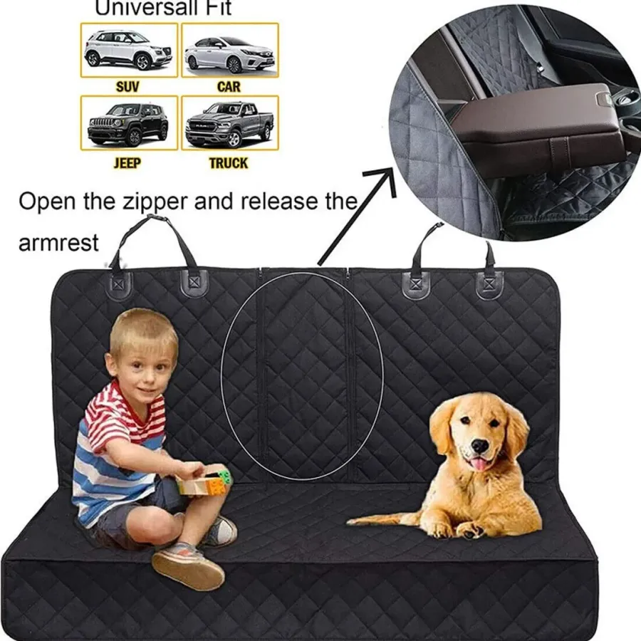 Car Rear Back Seat Cover Pet Dog Protector Mat Non-slip Waterproof Seat Cushion | Wag & Ride product image 1