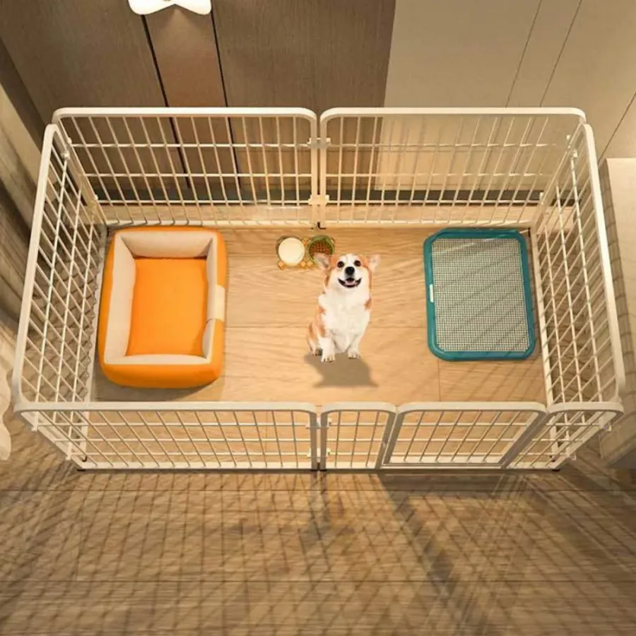 Dog Playpen Indoor Safe Play Dog Fence Heavy Duty Dog Pen for Small Medium Dogs | Wag & Ride product image 1