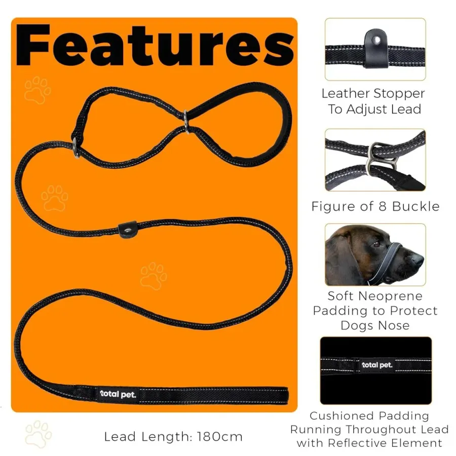 Integrated Anti-Bite Muzzle & Leash for Dogs / Dog Lead + Waste Bag Dispenser | Wag & Ride product image 1