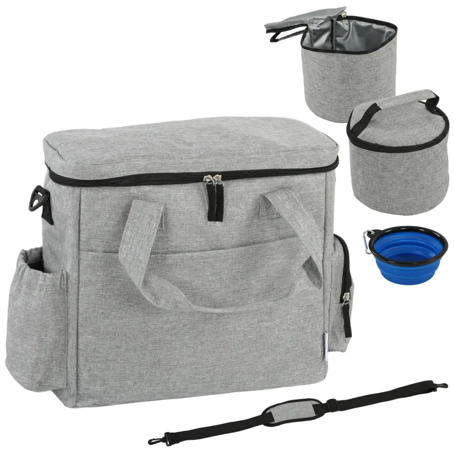 PawHut Dog Travel Bag, Waterproof Walking Bag with Multiple Pockets | Wag & Ride product image 1