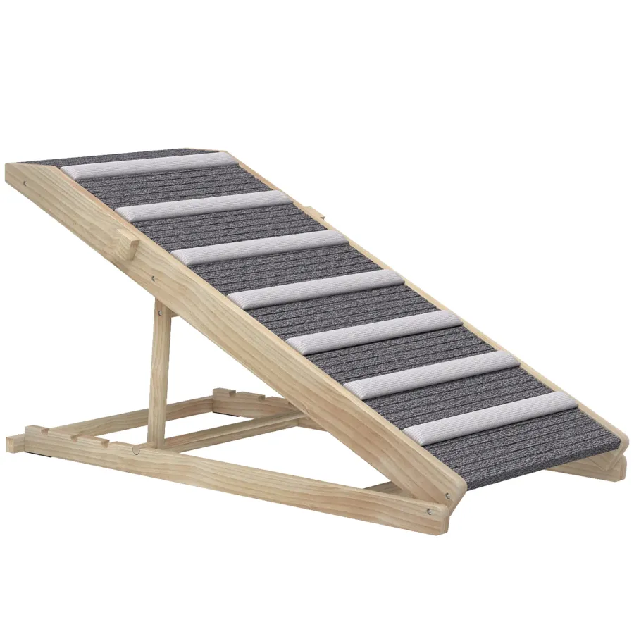PawHut Dog Ramp for Couch, Adjustable Folding Pet Ramp | Wag & Ride product image 1