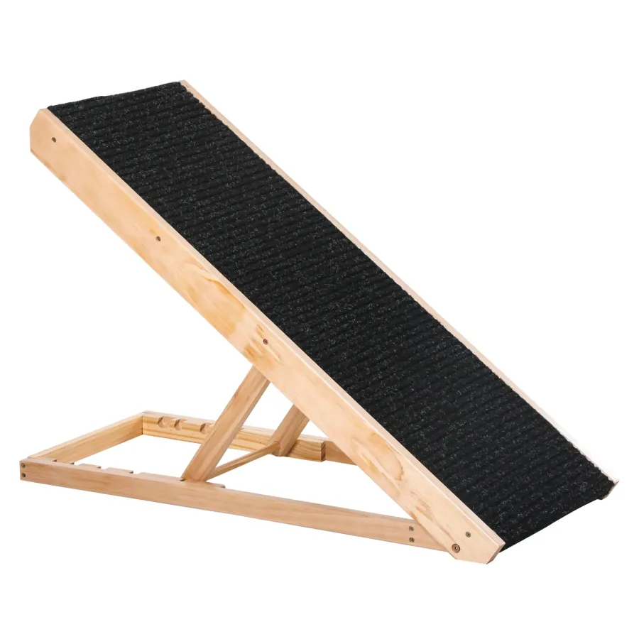 PawHut Dog Ramp, Foldable Pet Ramp with 4 Adjustable Heights | Wag & Ride product image 1