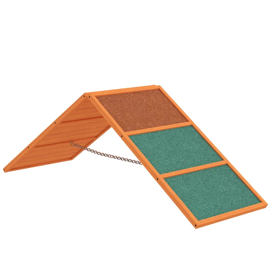 PawHut Dog Agility Equipment, Dog Playground Equipment with Non-slip Surface, A-frame | Wag & Ride product image 1