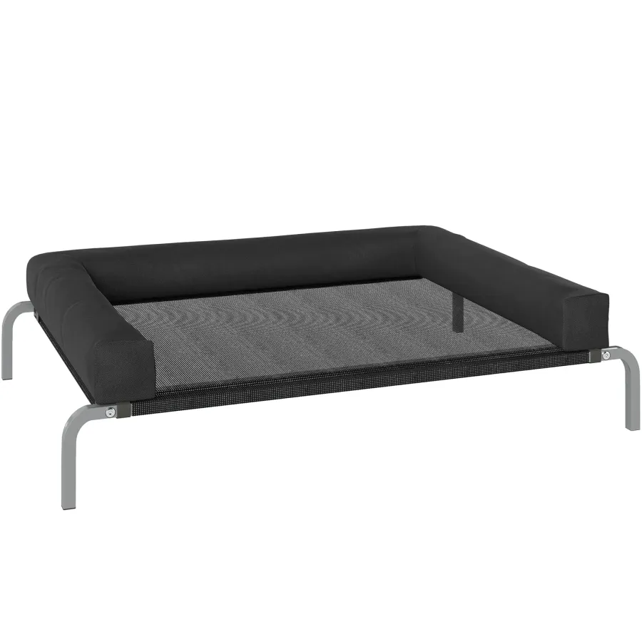 PawHut Elevated Dog Bed with Removable Bolsters, Raised Dog Bed for Medium Breeds | Wag & Ride product image 1