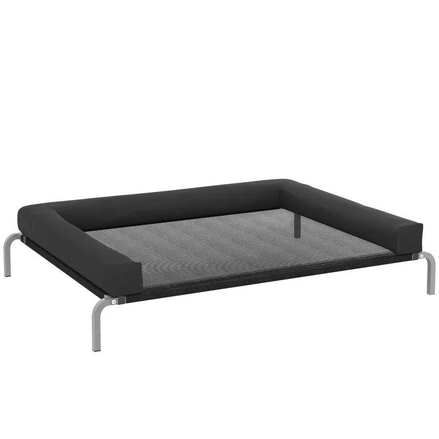 PawHut Elevated Dog Bed with Removable Bolsters, Raised Dog Bed for Large Breeds | Wag & Ride product image 1
