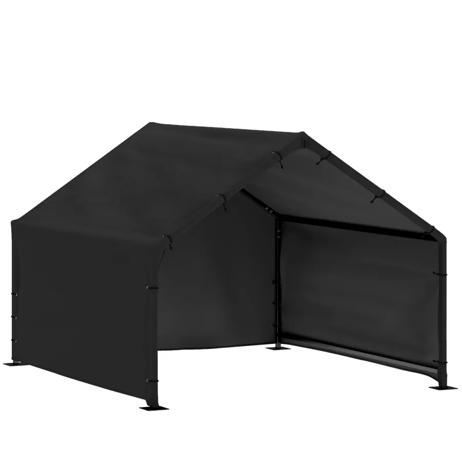 PawHut Dog Shade Shelter Outdoor, Dog House Outside with Canopy | Wag & Ride product image 1