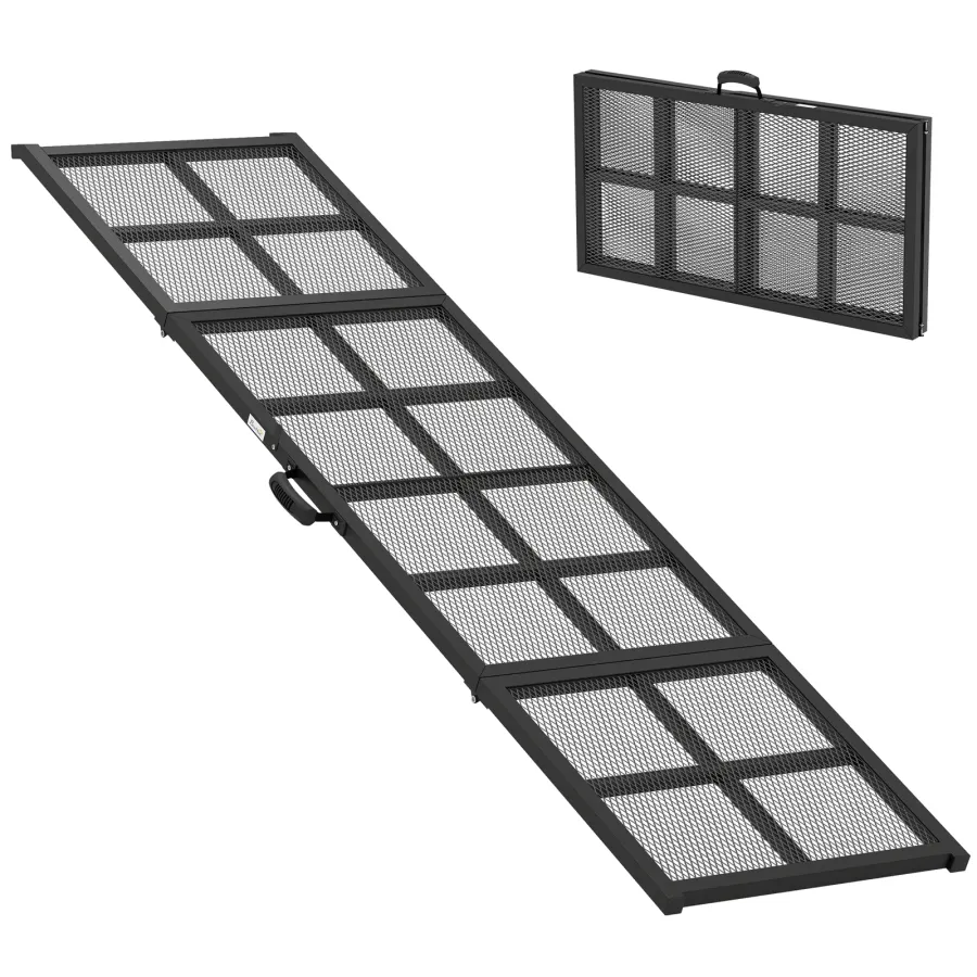 PawHut 191 x 50cm Dog Ramp for Car, Extra Long Pet Stairs with Non-Slip Surface | Wag & Ride product image 1
